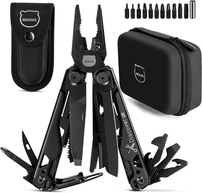 Navaja Multiusos 23 En 1 Con Caja De Regalo Premium, Destornilladores Sierras Destornilladores Alicates Cuchillo Para Camping Gadgets Para Hombres, Mejor Regalo Para Novio Hijo Padre Esposo